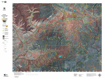 HuntData LLC Colorado Unit 42 Turkey, Goose, and Pheasant Concentration Map digital map