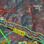 HuntData LLC Colorado Unit 46 Turkey, Goose, and Pheasant Concentration Map digital map