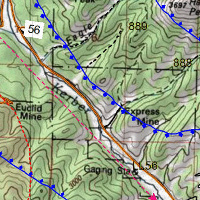 HuntData LLC Colorado Unit 681 Elk Concentration Map digital map