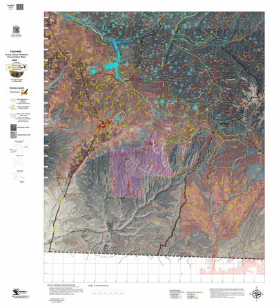 HuntData LLC Colorado Unit 73 Turkey, Goose, and Pheasant Concentration Map digital map