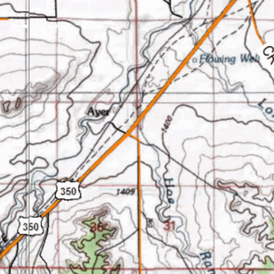 HuntData LLC HuntData Colorado Unit 135 Whitetail Deer Concentration digital map