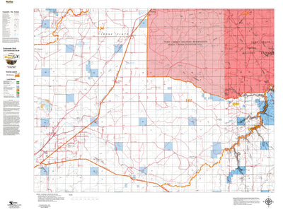 HuntData LLC HuntData Colorado Unit 141 Land Ownership digital map