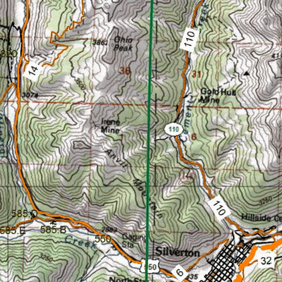 HuntData LLC HuntData Colorado Unit 74 Topo digital map