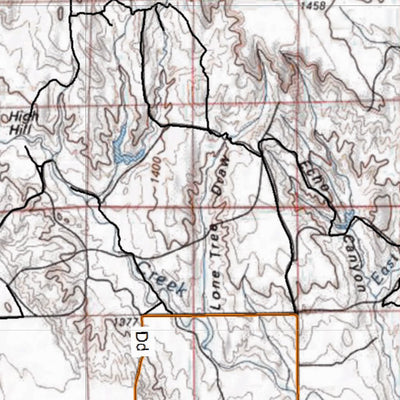 HuntData LLC HuntData Colorado Unit 95 Whitetail Deer Concentration digital map