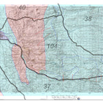 HuntData LLC HuntData Wyoming Game Concentration Map for Antelope Unit 104 digital map