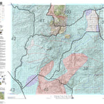 HuntData LLC HuntData Wyoming Game Concentration Map for Antelope Unit 39 digital map