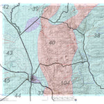 HuntData LLC HuntData Wyoming Game Concentration Map for Antelope Unit 40 digital map