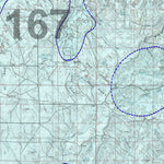HuntData LLC HuntData Wyoming Game Concentration Map for Mule Deer Unit 167 digital map