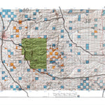 HuntData LLC HuntData Wyoming Land Ownership Map for Antelope Unit 104 digital map