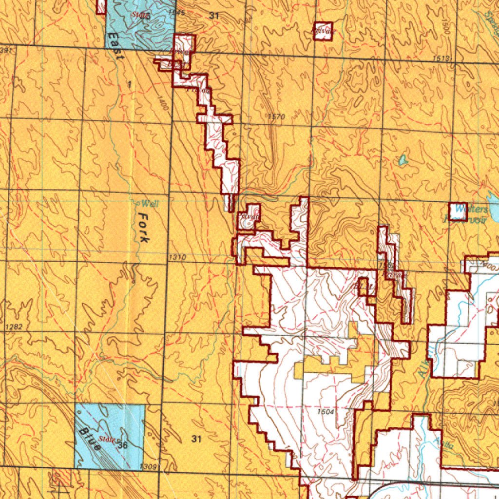 HuntData Wyoming Land Ownership Map for Antelope Unit 116 by HuntData ...