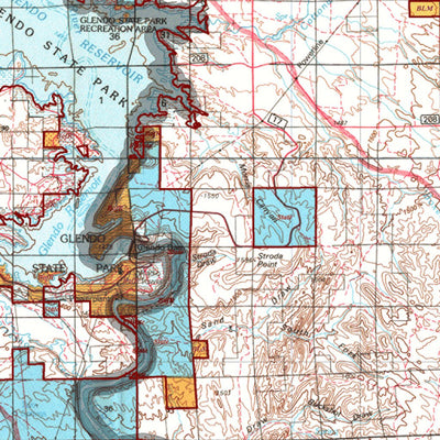 HuntData LLC HuntData Wyoming Land Ownership Map for Antelope Unit 12 digital map