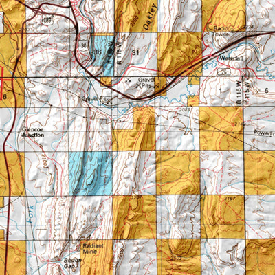 HuntData LLC HuntData Wyoming Land Ownership Map for Antelope Unit 94E digital map