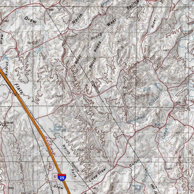 HuntData LLC HuntData Wyoming Topo Map for Antelope Unit 113b digital map