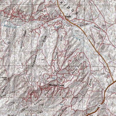 HuntData LLC HuntData Wyoming Topo Map for Antelope Unit 113b digital map