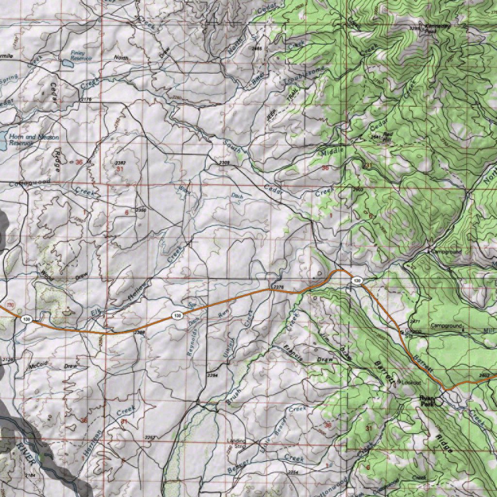 Huntdata Wyoming Topo Map For Antelope Unit 28 By Huntdata Llc Avenza