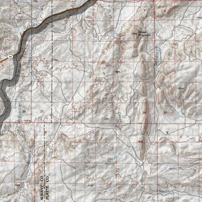 HuntData LLC HuntData Wyoming Topo Map for Antelope Unit 39 digital map