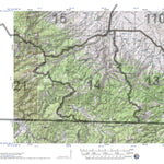 HuntData LLC HuntData Wyoming Topo Map for Elk Unit 14 digital map