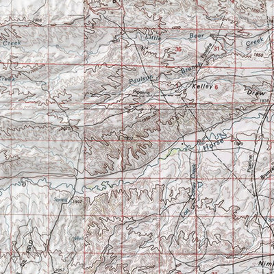 HuntData LLC HuntData Wyoming Topo Map for Elk Unit 5 digital map