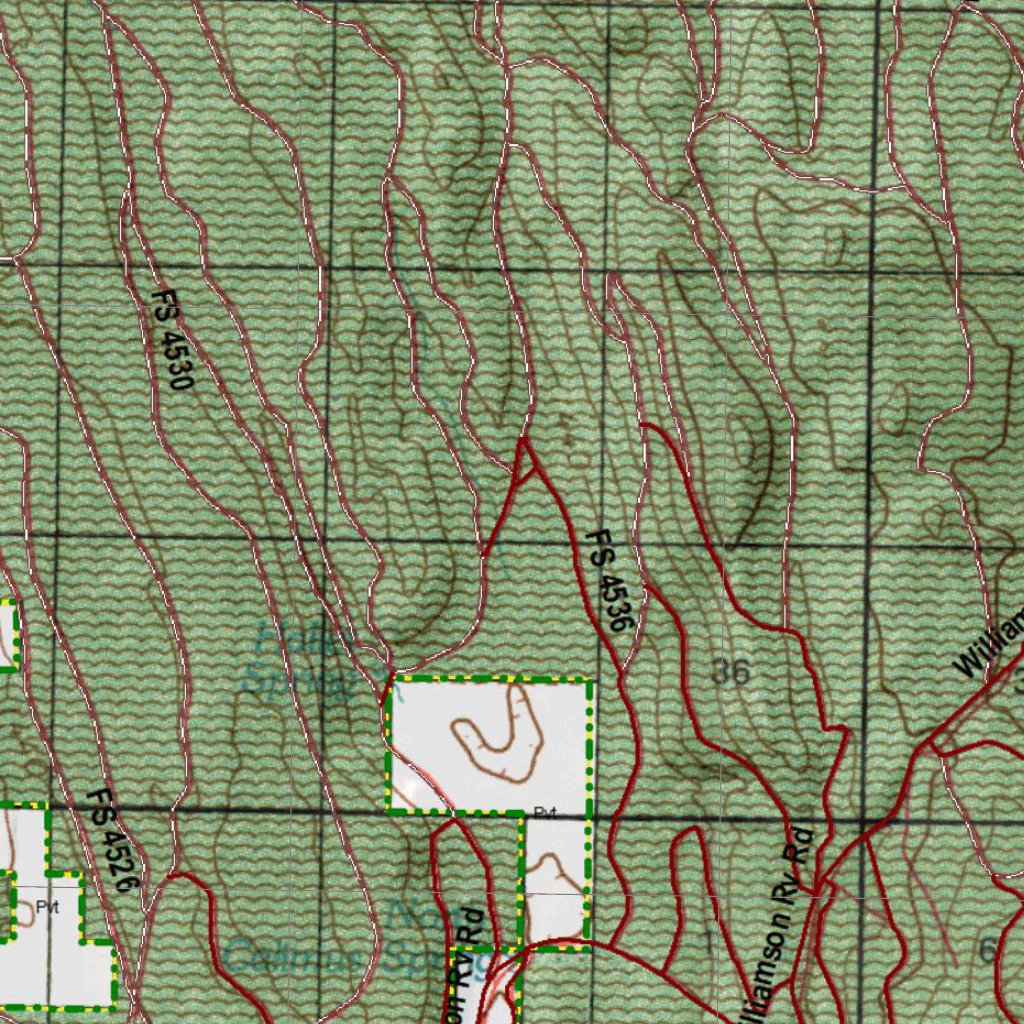 Oregon Hunting Unit 33, Sprague Land Ownership Map by HuntData LLC