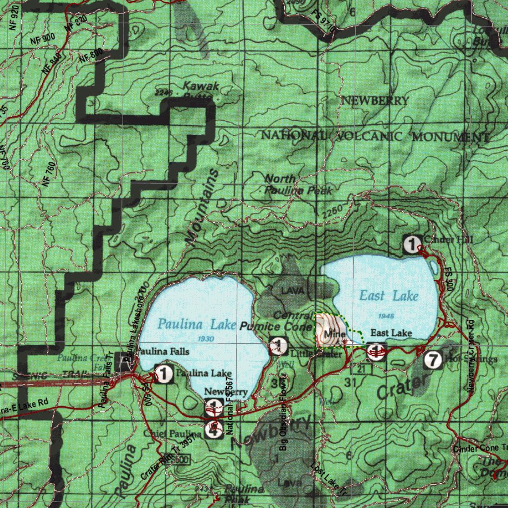 Oregon Hunting Unit 35, Paulina Land Ownership Map by HuntData LLC Avenza Maps