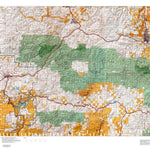 HuntData LLC Oregon Hunting Unit 37, Ochoco Land Ownership Map digital map