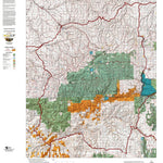 HuntData LLC Oregon Hunting Unit 48, Heppner Land Ownership Map digital map