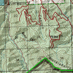 HuntData LLC Oregon Hunting Unit 60, Minam Land Ownership Map digital map