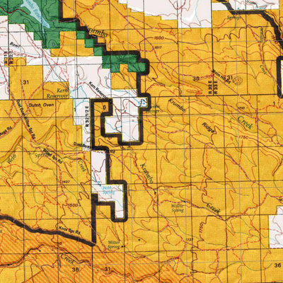 HuntData LLC Oregon Hunting Unit 69 West, Steens Mtn Land Ownership Map digital map