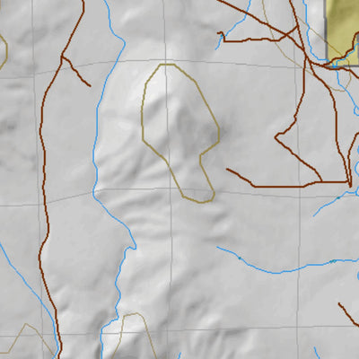 HuntData LLC South Slope, Diamond Mtn. Utah Mule Deer Hunting Unit Map with Land Ownership digital map