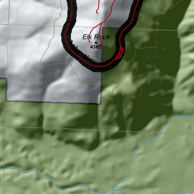 HuntData LLC Washington Hunting Unit(s) 522 524 Landownership Map digital map