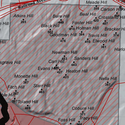 HuntData LLC Washington Hunting Unit(s) 652 655 Landownership Map digital map