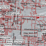 HuntData LLC Washington Hunting Unit(s) 652 655 Landownership Map(FR) digital map