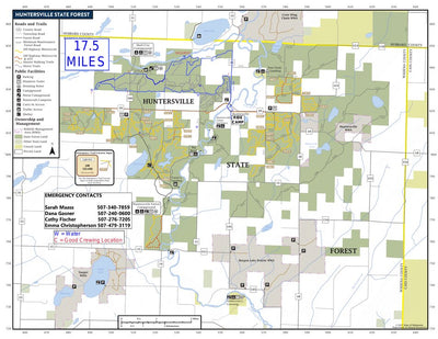 Huntersville Hundred 2025 17.5 Mile Blue Loop Preview 1