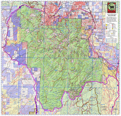 HuntMap, LLC Arizona HuntMap GMU 20A digital map