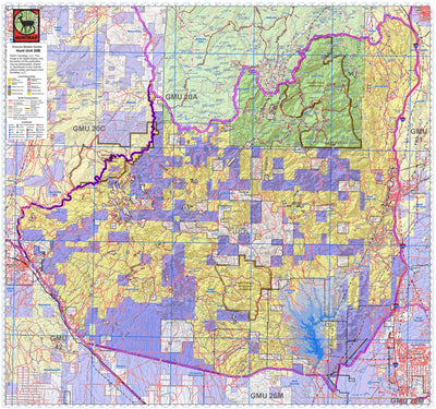HuntMap, LLC Arizona HuntMap GMU 20B digital map