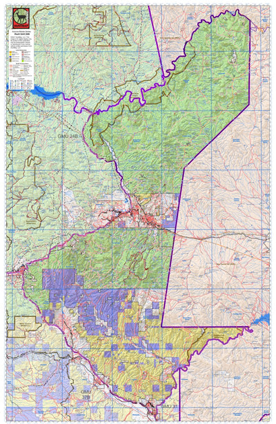 HuntMap, LLC Arizona HuntMap GMU 24A digital map