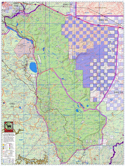 HuntMap, LLC Arizona HuntMap GMU 5B-Combo digital map