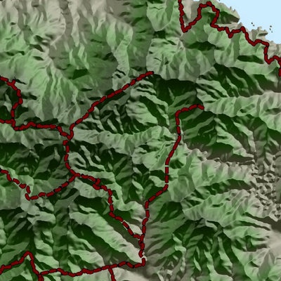 IC Geosolution Great Barrier Island Elevation Map digital map