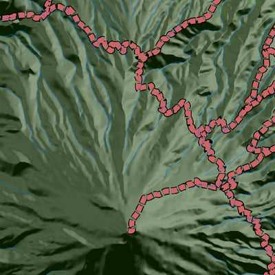 IC Geosolution Mt. Taranaki Elevation Map digital map