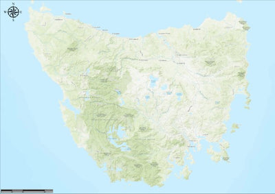 IC Geosolution Tasmania Topographic digital map