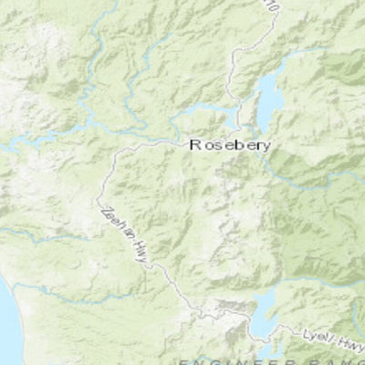 IC Geosolution Tasmania Topographic digital map