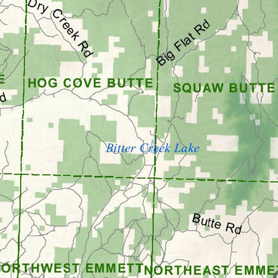 Idaho Department of Fish & Game Controlled Hunt Areas - Bear - Hunt Area 32 digital map