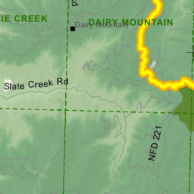 Idaho Department of Fish & Game Controlled Hunt Areas - Deer - Hunt Area 14 digital map