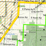 Idaho Department of Fish & Game Controlled Hunt Areas - Deer - Hunt Area 2-1X digital map