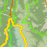 Idaho Department of Fish & Game Controlled Hunt Areas - Deer - Hunt Area 21-1X digital map