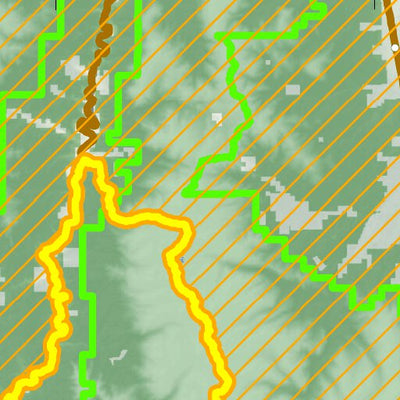 Idaho Department of Fish & Game Controlled Hunt Areas - Deer - Hunt Area 21-1X digital map