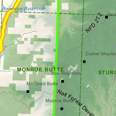 Idaho Department of Fish & Game Controlled Hunt Areas - Deer - Hunt Area 31 digital map