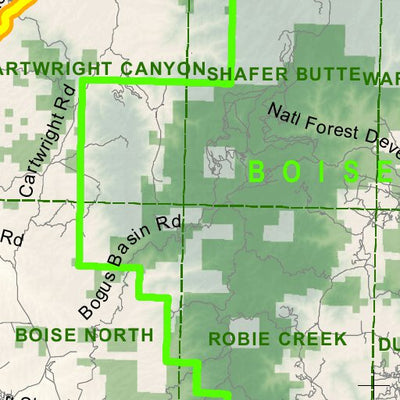 Idaho Department of Fish & Game Controlled Hunt Areas - Deer - Hunt Area 32 digital map