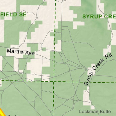 Idaho Department of Fish & Game Controlled Hunt Areas - Deer - Hunt Area 39-1X digital map