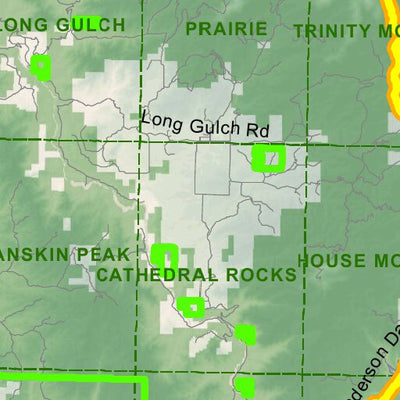 Idaho Department of Fish & Game Controlled Hunt Areas - Deer - Hunt Area 39-2 digital map